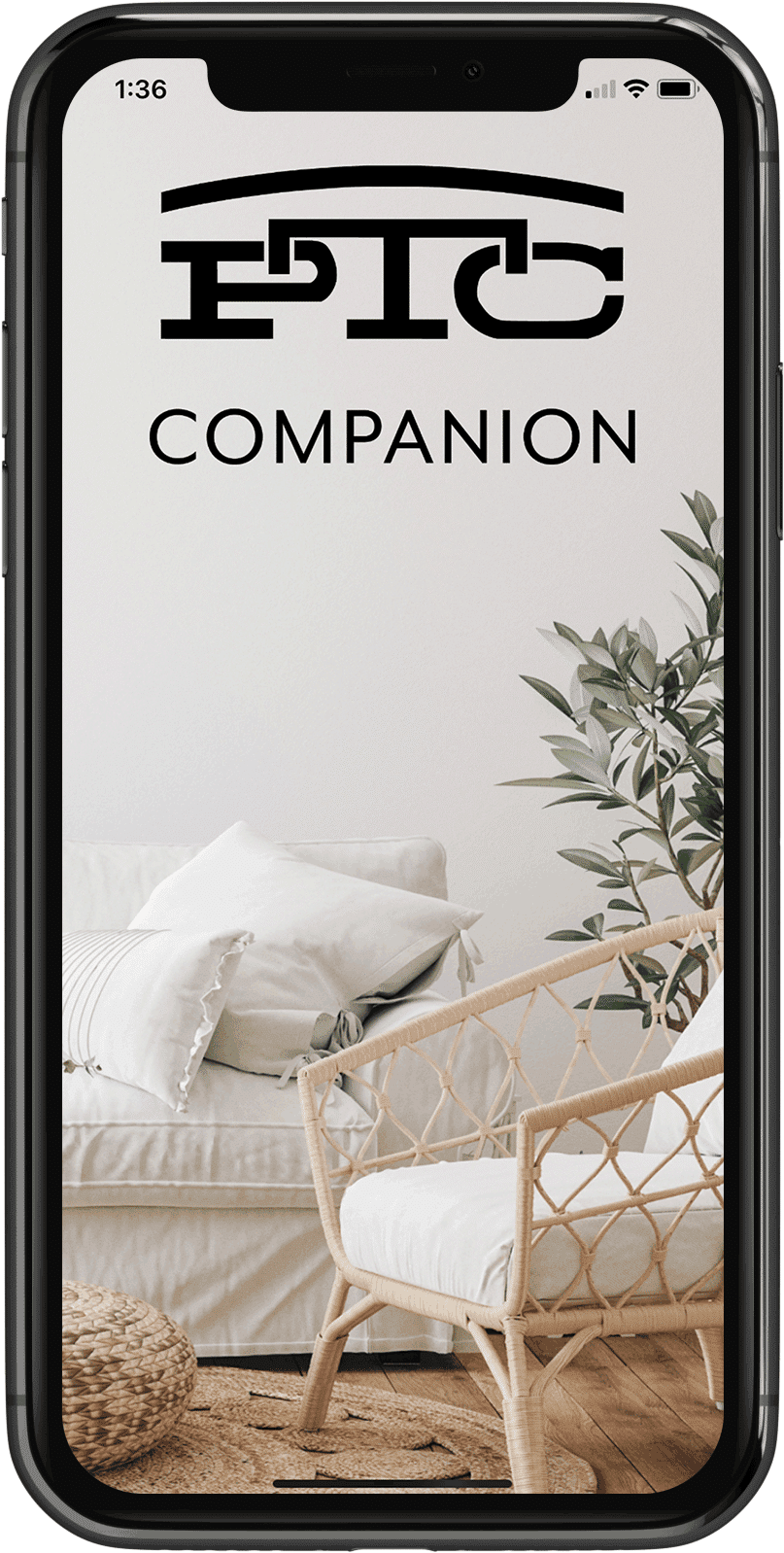 Companion-Home-Screen-Phone-Mockup PTC Companion App